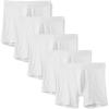 imageAmazon Essentials Mens Cotton Jersey Boxer Shorts Underwear Pack of 5White