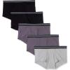 imageAmazon Essentials Mens Cotton TagFree Breathable Briefs Underwear MultipacksBlackCharcoalGrey