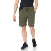 imageAmazon Essentials Mens Fleece Cargo ShortOlive Heather