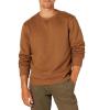 imageAmazon Essentials Mens Fleece Crewneck Sweatshirt Available in Big ampamp TallToffee Brown