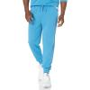 imageAmazon Essentials Mens Jogger Pants Casual Relaxed Fit Lightweight French Terry Available in Big ampamp TallTurquoise Blue