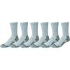 imageAmazon Essentials Mens Performance Cotton Moisture Control Socks Athletic Crew Breathable 6 PairsGrey