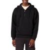 imageAmazon Essentials Mens QuarterZip OversizedFit Hoodie SweatshirtBlack