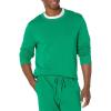 imageAmazon Essentials mens Crewneck Sweatshirt Lightweight LongSleeve French Terry Available in Big ampamp TallGreen