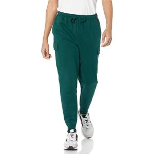 imageAmazon Essentials Mens Cargo Fleece Jogger Sweatpant with Relaxed FitDark Green