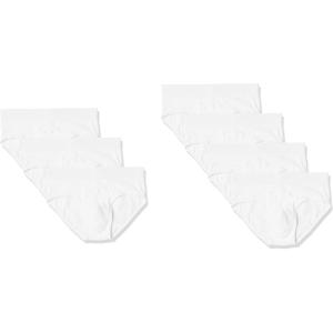 imageAmazon Essentials Mens Cotton Jersey Briefs Pack of 7 Available in Big ampamp Tall  Discontinued ColorsWhite