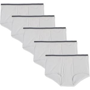 imageAmazon Essentials Mens Cotton TagFree Breathable Briefs Underwear MultipacksWhite