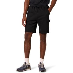 imageAmazon Essentials Mens Fleece Cargo ShortBlack
