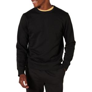 imageAmazon Essentials Mens Fleece Crewneck Sweatshirt Available in Big ampamp TallBlack
