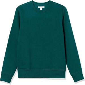 imageAmazon Essentials Mens Fleece Crewneck Sweatshirt Available in Big ampamp TallForest Green