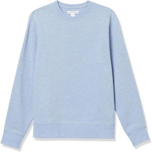 imageAmazon Essentials Mens Fleece Crewneck Sweatshirt Available in Big ampamp TallLight Blue Heather