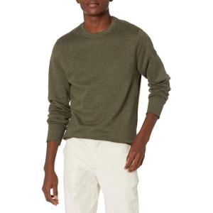 imageAmazon Essentials Mens Fleece Crewneck Sweatshirt Available in Big ampamp TallOlive Heather