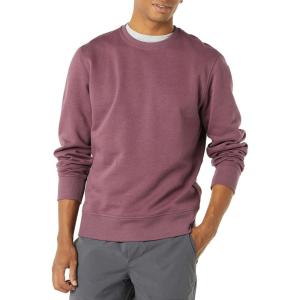 imageAmazon Essentials Mens Fleece Crewneck Sweatshirt Available in Big ampamp TallPurple