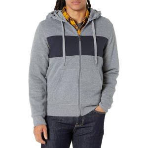 imageAmazon Essentials Mens FullZip Fleece Hoodie Available in Big ampamp TallBlack Grey Heather