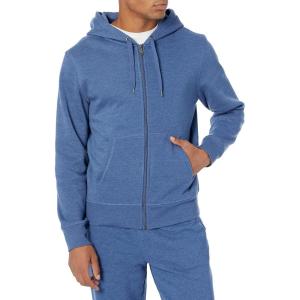 imageAmazon Essentials Mens FullZip Fleece Hoodie Available in Big ampamp TallBlue Heather