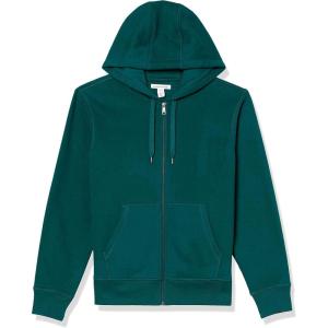 imageAmazon Essentials Mens FullZip Fleece Hoodie Available in Big ampamp TallForest Green