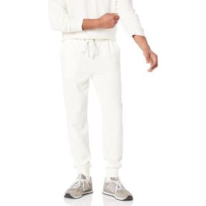 imageAmazon Essentials Mens Jogger Pants Casual Relaxed Fit Lightweight French Terry Available in Big ampamp TallEggshell White