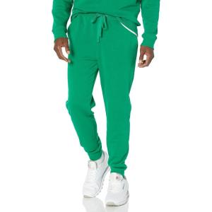 imageAmazon Essentials Mens Jogger Pants Casual Relaxed Fit Lightweight French Terry Available in Big ampamp TallGreen