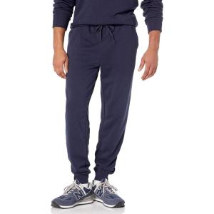 imageAmazon Essentials Mens Jogger Pants Casual Relaxed Fit Lightweight French Terry Available in Big ampamp TallNavy