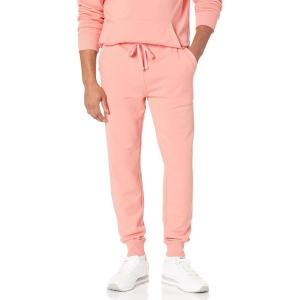 imageAmazon Essentials Mens Jogger Pants Casual Relaxed Fit Lightweight French Terry Available in Big ampamp TallPeach