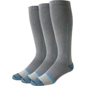 imageAmazon Essentials Mens Knee High Graduated Compression Socks Over The Calf Support for Legs and Travel 3 PairsGrey