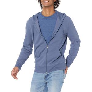 imageAmazon Essentials Mens Lightweight French Terry FullZip Hoodie with Comfortable FitIndigo