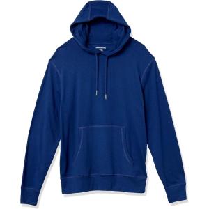 imageAmazon Essentials Mens Lightweight Jersey Pullover HoodieBlue