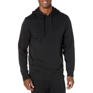 imageAmazon Essentials Mens Lightweight LongSleeve French Terry HoodieBlack