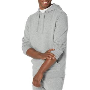 imageAmazon Essentials Mens Lightweight LongSleeve French Terry HoodieGrey Heather