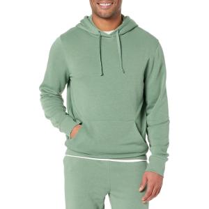 imageAmazon Essentials Mens Lightweight LongSleeve French Terry HoodieSage Green