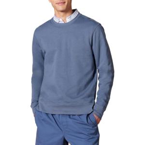 imageAmazon Essentials Mens LongSleeve Lightweight Fleece French Terry Crewneck SweatshirtIndigo