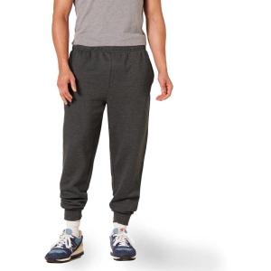 imageAmazon Essentials Mens Relaxed Joggers Sweatpants Fleece Comfortable FitCharcoal