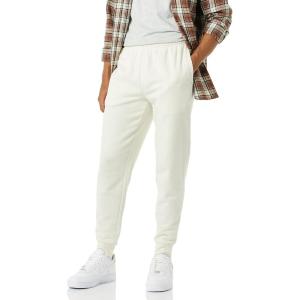 imageAmazon Essentials Mens Relaxed Joggers Sweatpants Fleece Comfortable FitCream