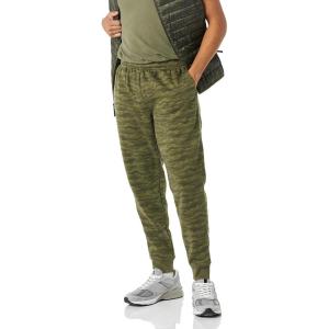 imageAmazon Essentials Mens Relaxed Joggers Sweatpants Fleece Comfortable FitOlive Camo