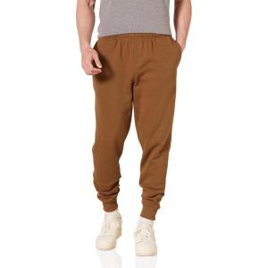 imageAmazon Essentials Mens Relaxed Joggers Sweatpants Fleece Comfortable FitToffee Brown