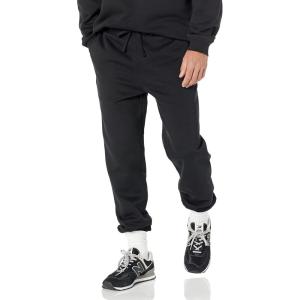 imageAmazon Essentials RelaxedFit Sweatpants for Men  ClosedBottom Big ampamp Tall OptionsBlack