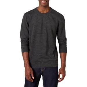 imageAmazon Essentials mens Crewneck Sweatshirt Lightweight LongSleeve French Terry Available in Big ampamp TallCharcoal Heather