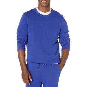 imageAmazon Essentials mens Crewneck Sweatshirt Lightweight LongSleeve French Terry Available in Big ampamp TallRoyal Blue