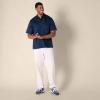 imageAmazon Essentials Button Up Shirt for Men ShortSleeve Stain and WrinkleResistantNavy