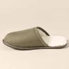 imageAmazon Essentials Cozy Slippers House Shoes for MenDark Olive Microsuede