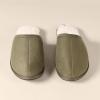 imageAmazon Essentials Cozy Slippers House Shoes for MenDark Olive Microsuede