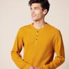 imageAmazon Essentials Henley Long Sleeve Shirts for Men RegularFit WaffleGold