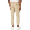 imageAmazon Essentials Joggers for Men Cotton SlimFit Comfortable StylishKhaki Brown