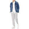 imageAmazon Essentials Joggers for Men Cotton SlimFit Comfortable StylishLight Grey