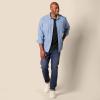 imageAmazon Essentials Long Sleeve Shirt for Men RegularFit Henley Available in Big ampamp TallBlack