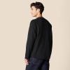 imageAmazon Essentials Long Sleeve Shirt for Men RegularFit Henley Available in Big ampamp TallBlack