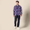 imageAmazon Essentials Long Sleeve Shirt for Men RegularFit Henley Available in Big ampamp TallBlue Heather