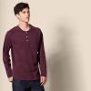 imageAmazon Essentials Long Sleeve Shirt for Men RegularFit Henley Available in Big ampamp TallBurgundy