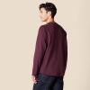 imageAmazon Essentials Long Sleeve Shirt for Men RegularFit Henley Available in Big ampamp TallBurgundy