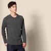 imageAmazon Essentials Long Sleeve Shirt for Men RegularFit Henley Available in Big ampamp TallCharcoal Heather